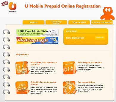 Subscribe To U Mobile Prepaid Online Soyacincau