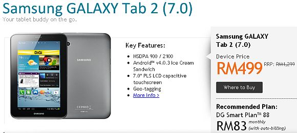 Digi Offers Samsung Galaxy Tab 2 From Rm499 Soyacincau Com