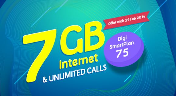 Digi Offers 7gb Of Internet And Unlimited Calls For Rm75 Month Soyacincau