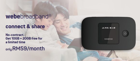 Webe Broadband Is Now Offering A 4g Lte Mifi Modem Without Contract Soyacincau Com