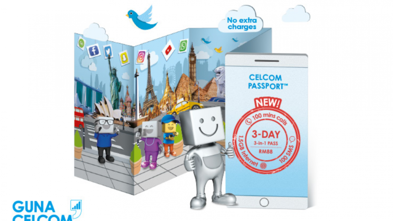 Celcom Offers 3 Day Data Roaming In Over 40 Countries For Rm88 Soyacincau Com