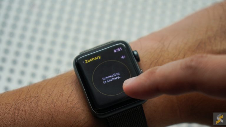 walkie talkie notification on apple watch