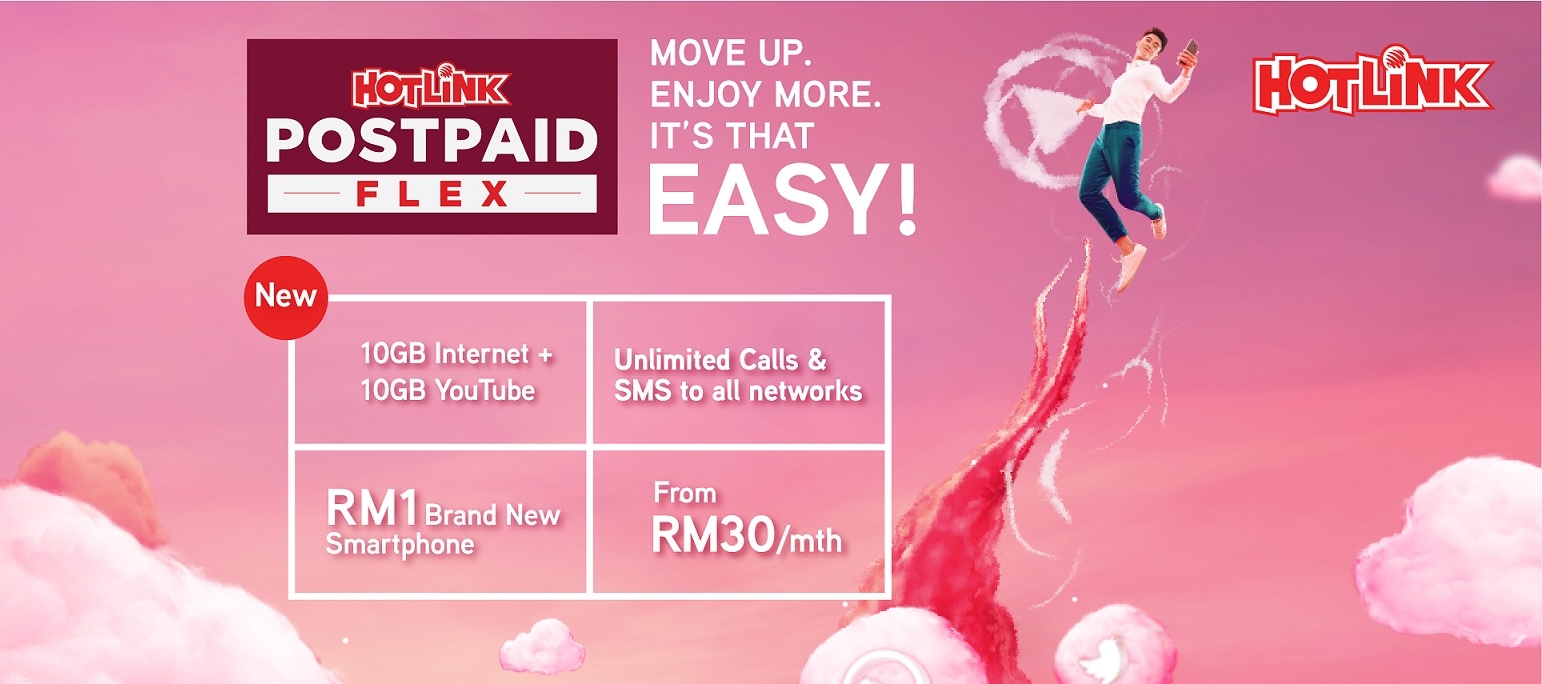 Hotlink Postpaid Flex Now Comes With Extra Data For Youtube Soyacincau Com