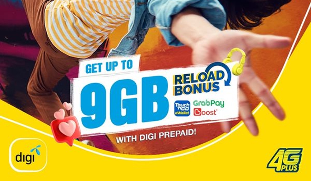 Etunai Rakyat Digi Offers Up To 9gb Free Data For Ewallet Reloads
