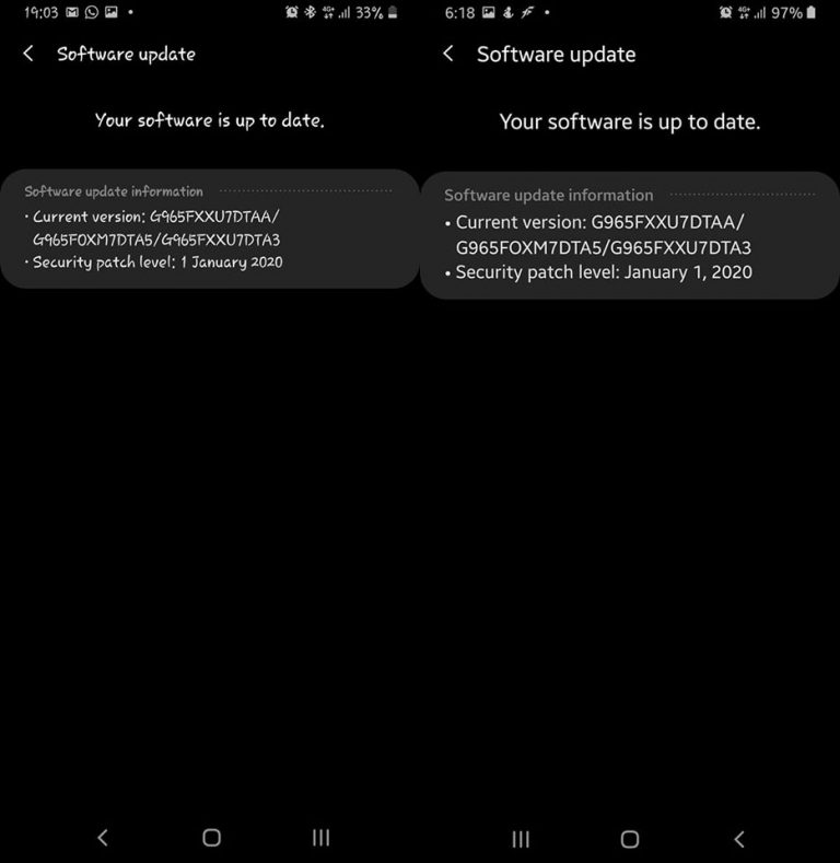 samsung galaxy s9 plus update android 11
