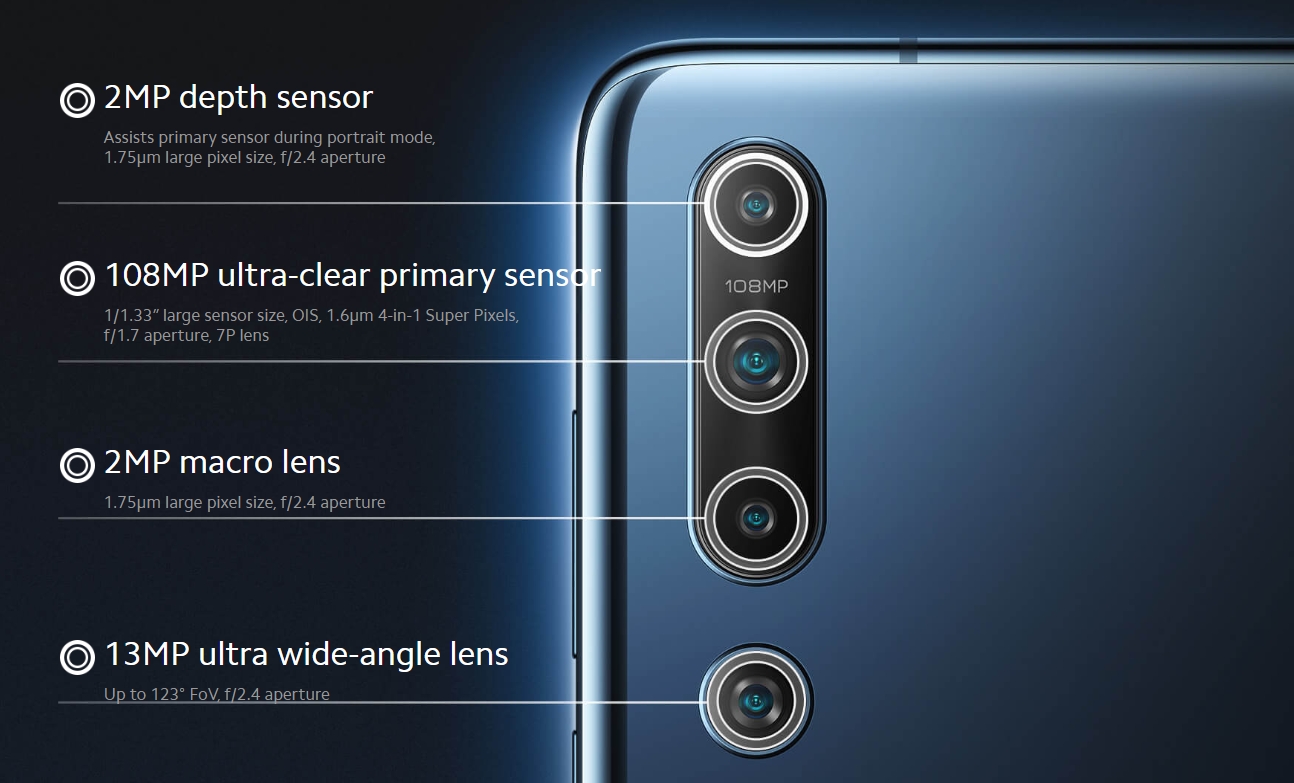 mi 10 lite dimensions