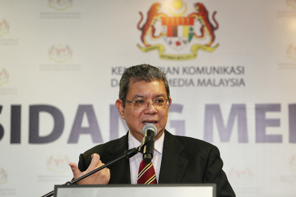 Saifuddin Abdullah All Filming Including Social Media Requires Licence From Finas