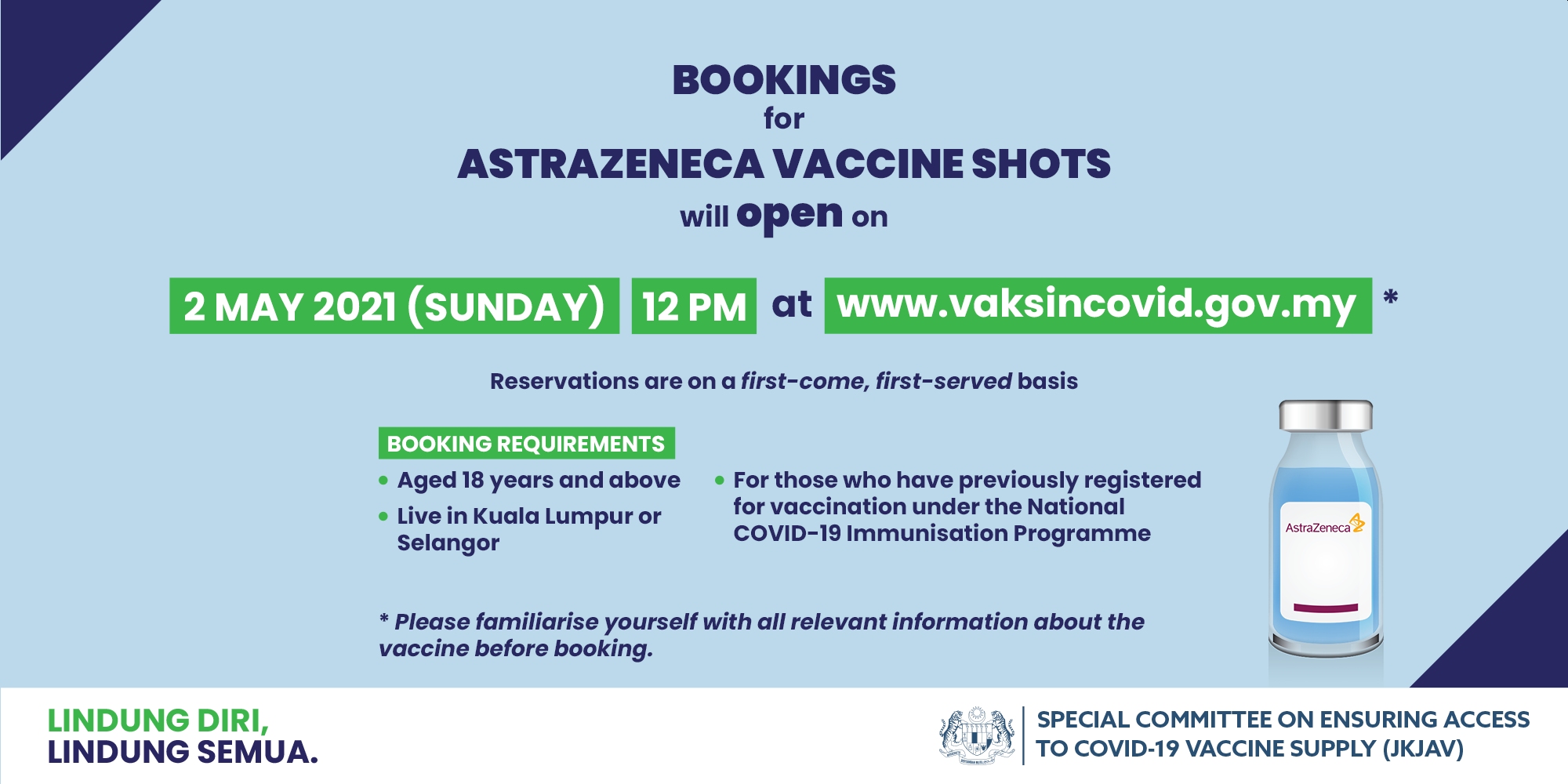 Astrazeneca Vaccines Open For Booking On 2 May Here S What You Need To Know