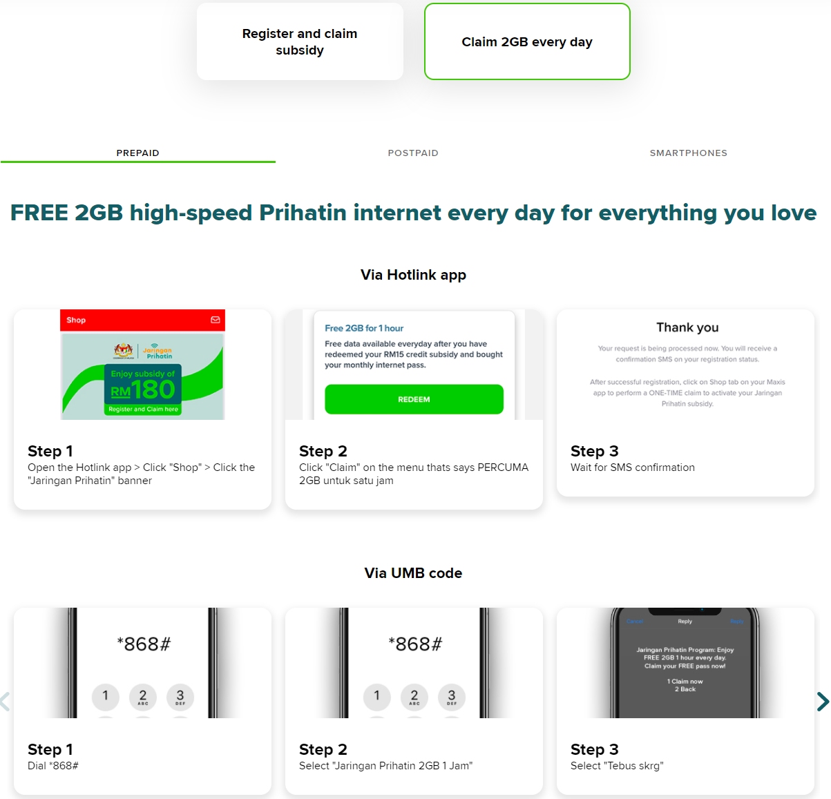 Hotlink jaringan prihatin 2021