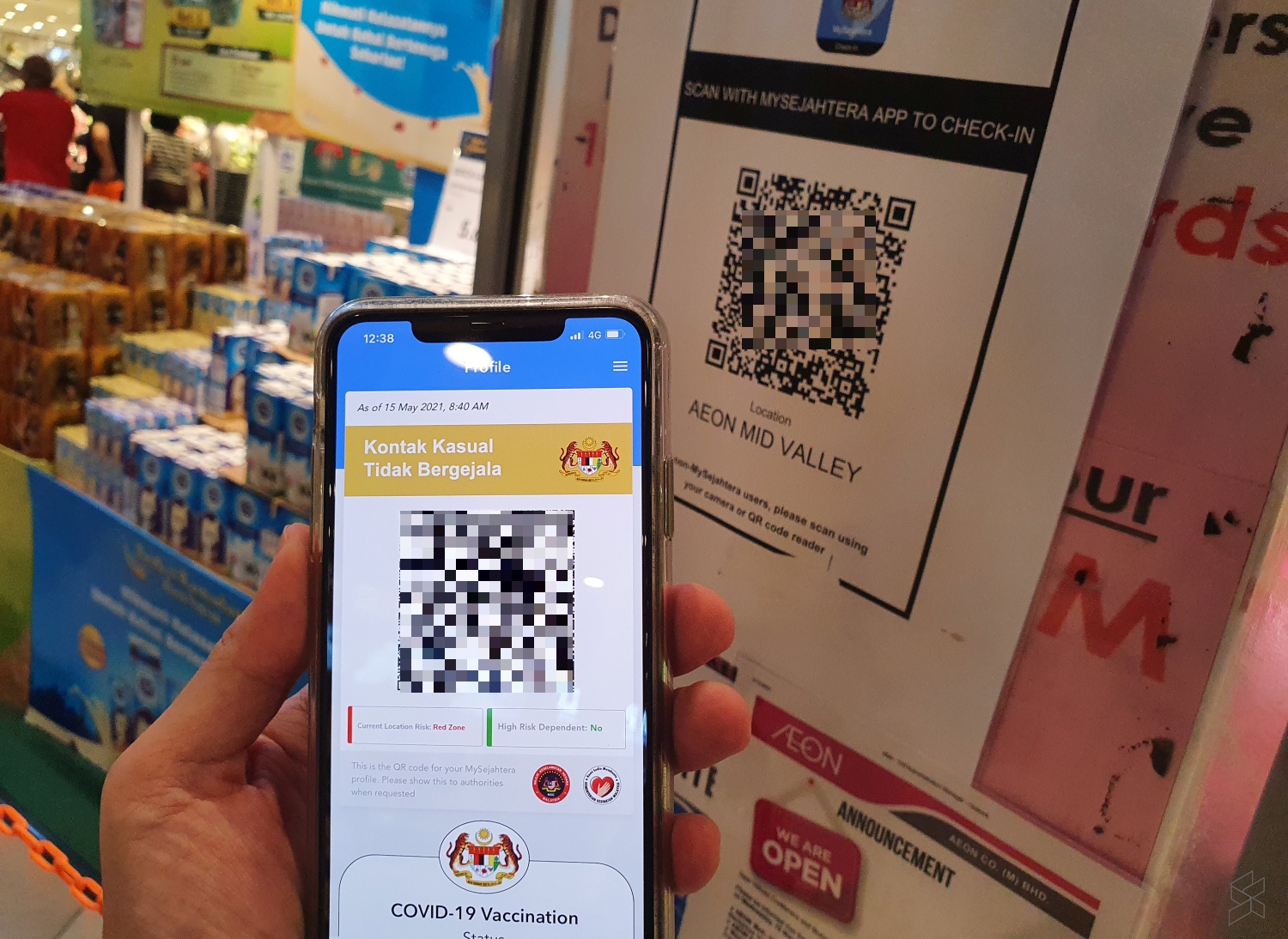 UPDATE] Can you enter malls and premises if your MySejahtera app shows Casual Contact status?