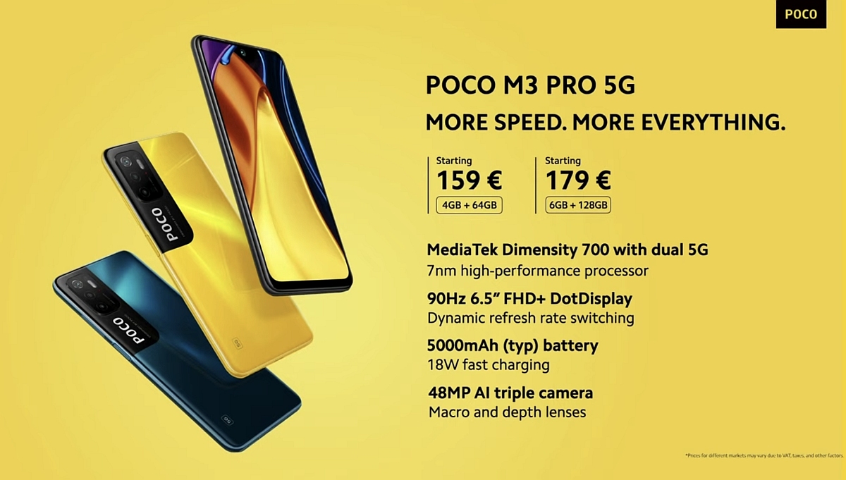 Poco M3 Pro 5G, poco más se puede pedir a 159 euros