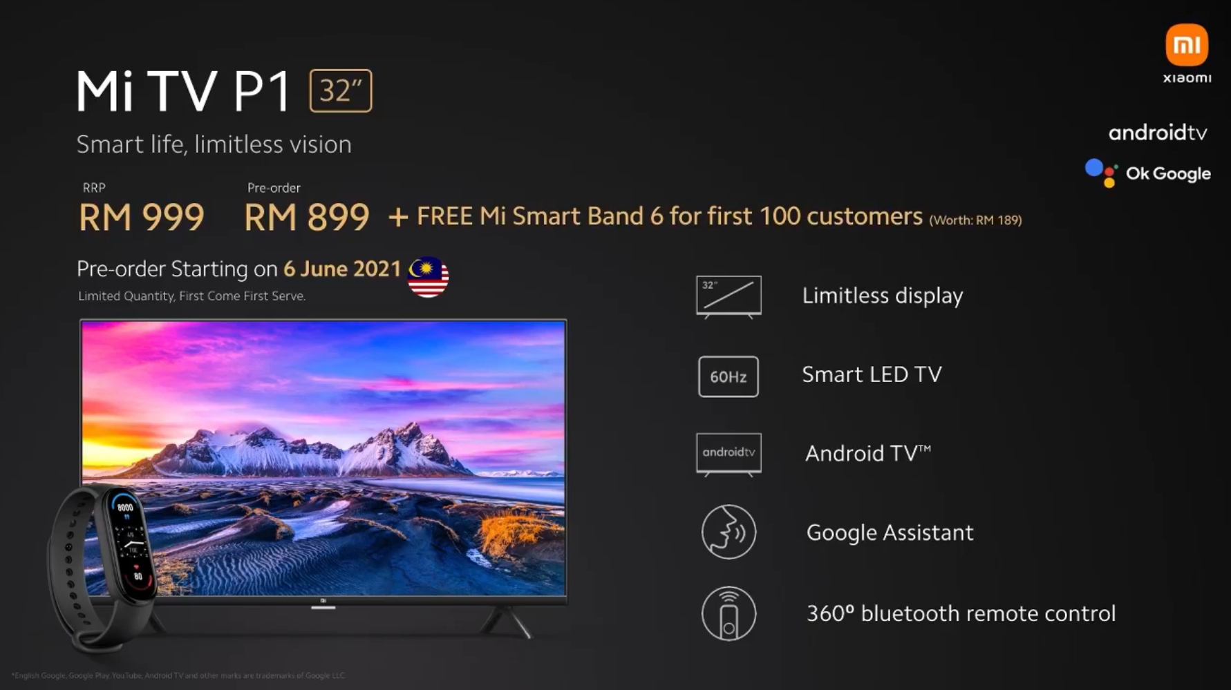 Xiaomi Mi TV P1 - Univers Xiaomi