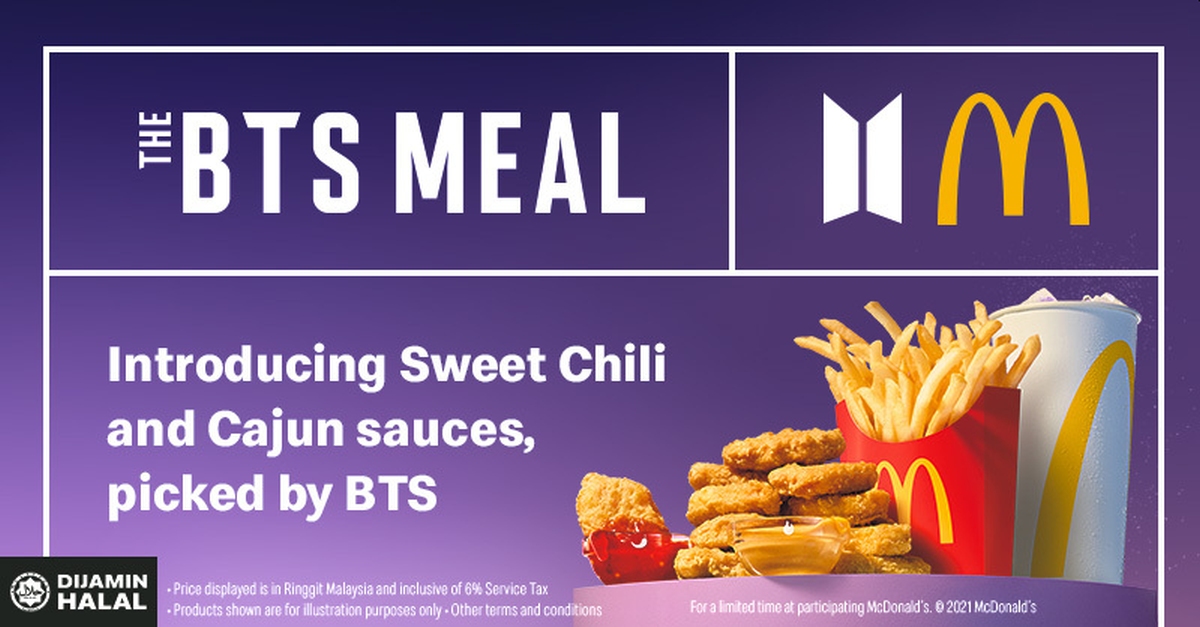 Mcdonald S Delivery App Site Crash As Malaysia Becomes First In Asia To Offer Bts Meal