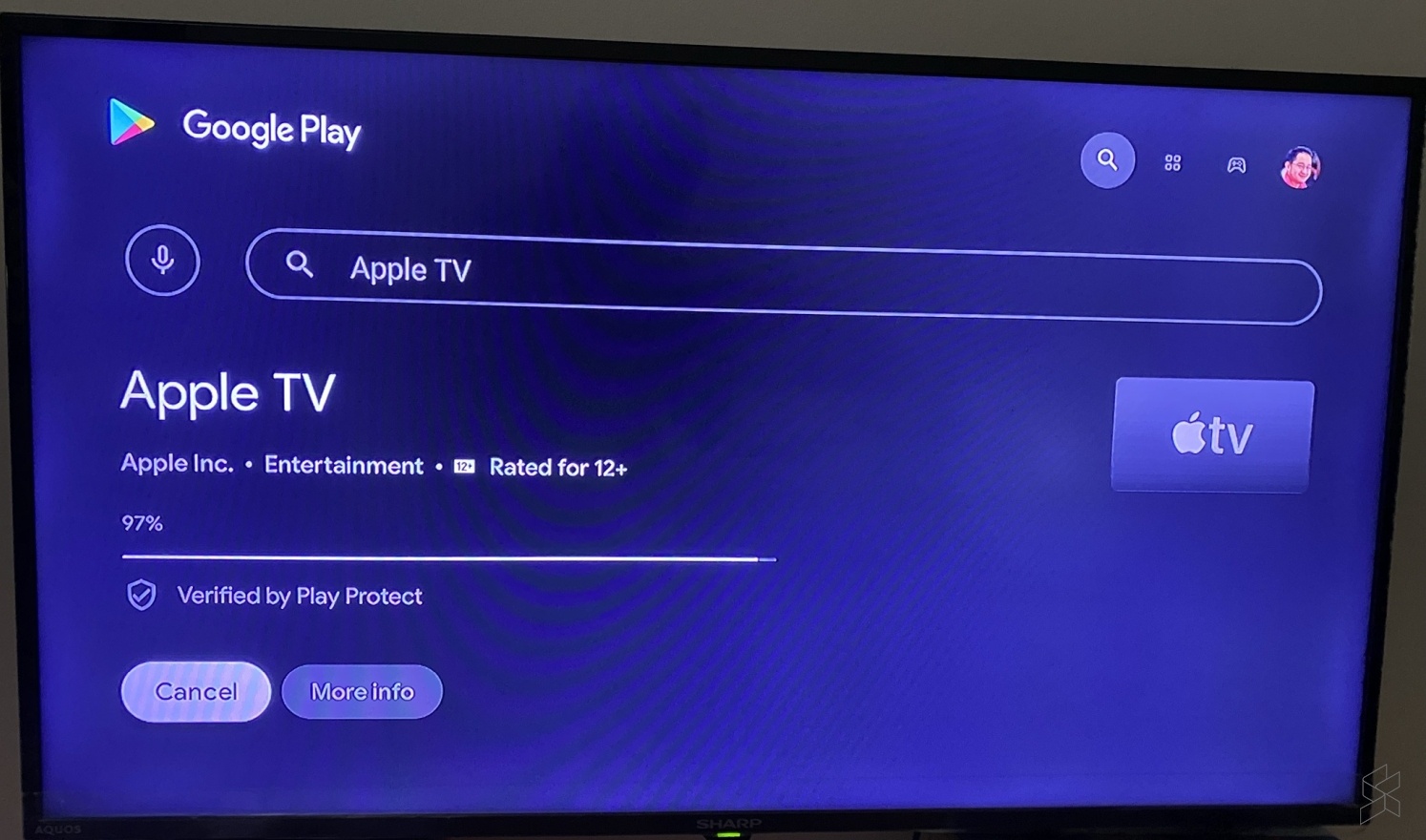 Apple TV app is now available on most Android TV devices
