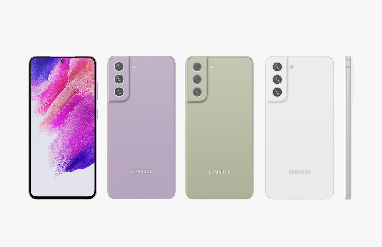 Samsung Galaxy S21 Fe Design Leaked Available In 5 Colours Soyacincau Com