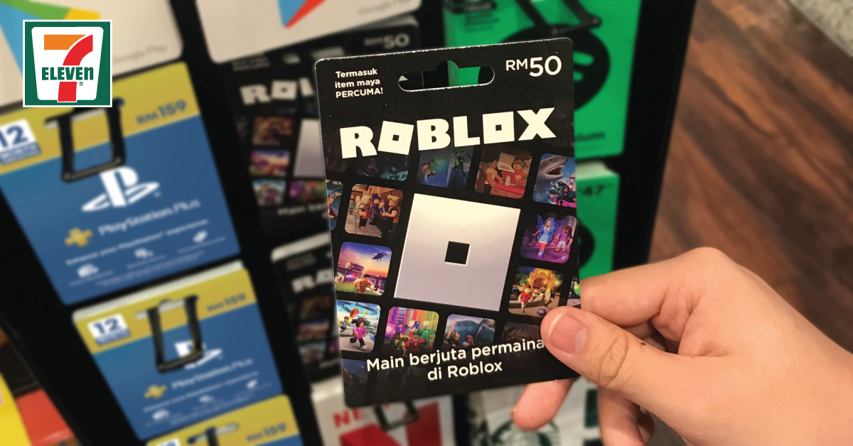 You Can Now Buy Roblox Gift Cards At 7 Eleven Soyacincau Com - what are roblox girst cards for