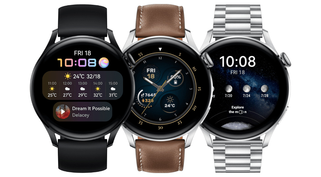 Huawei unveils Watch 3 and Watch 3 Pro first smartwatches running