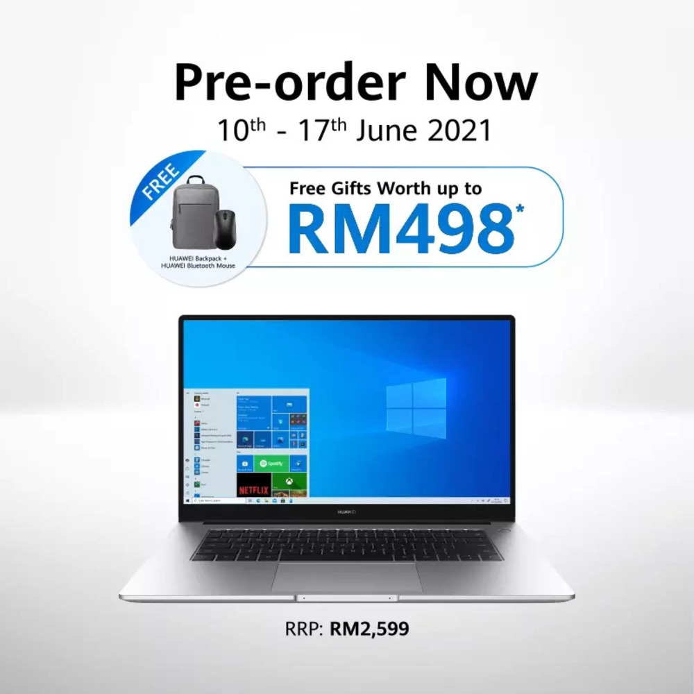 Huawei Malaysia introduces a cheaper MateBook D 15 2021 model