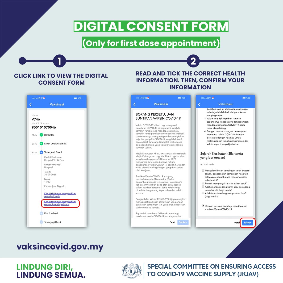 Digital consent in malay